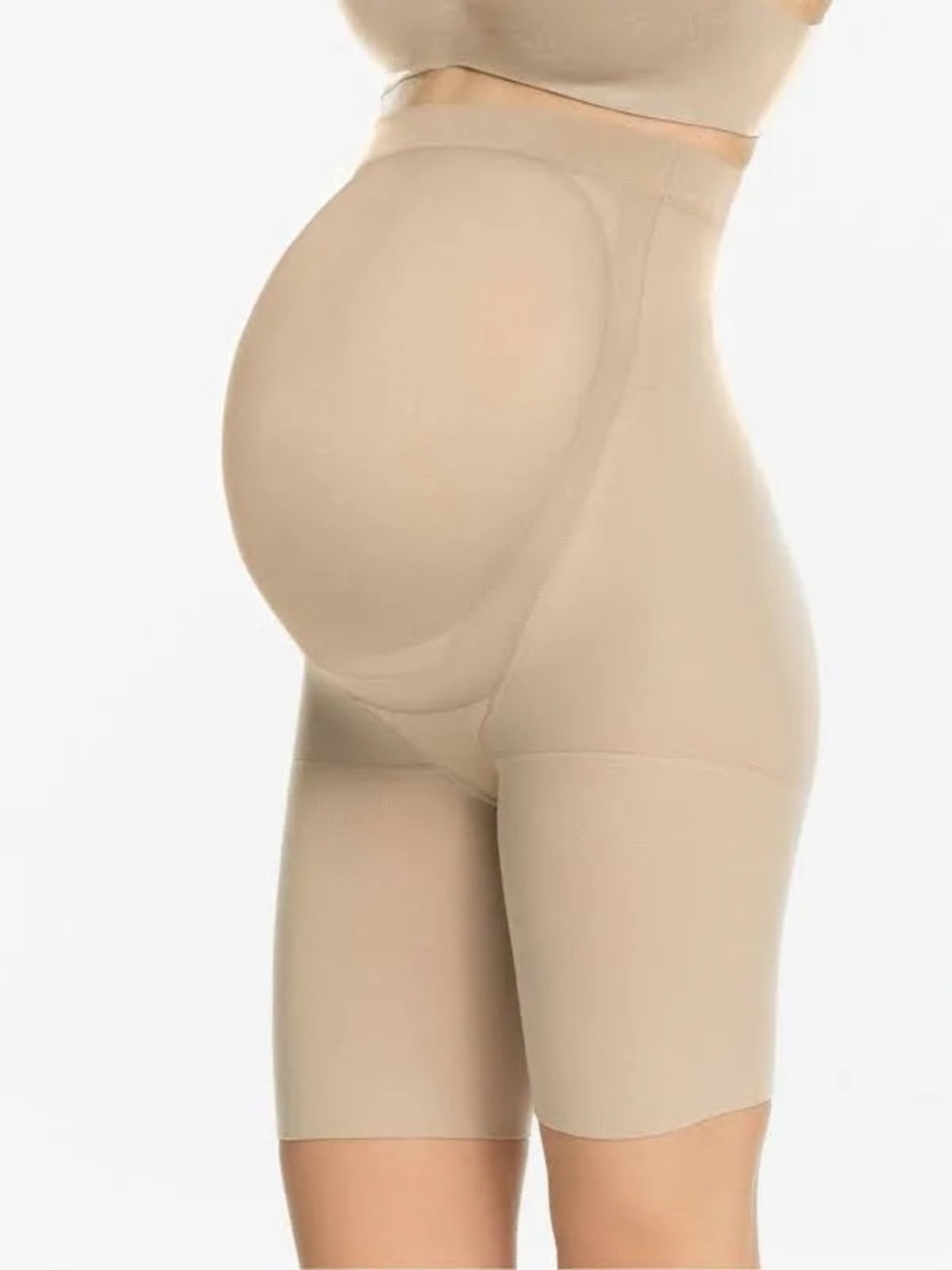 SPANX Maternity Beige Shaping Shorts
